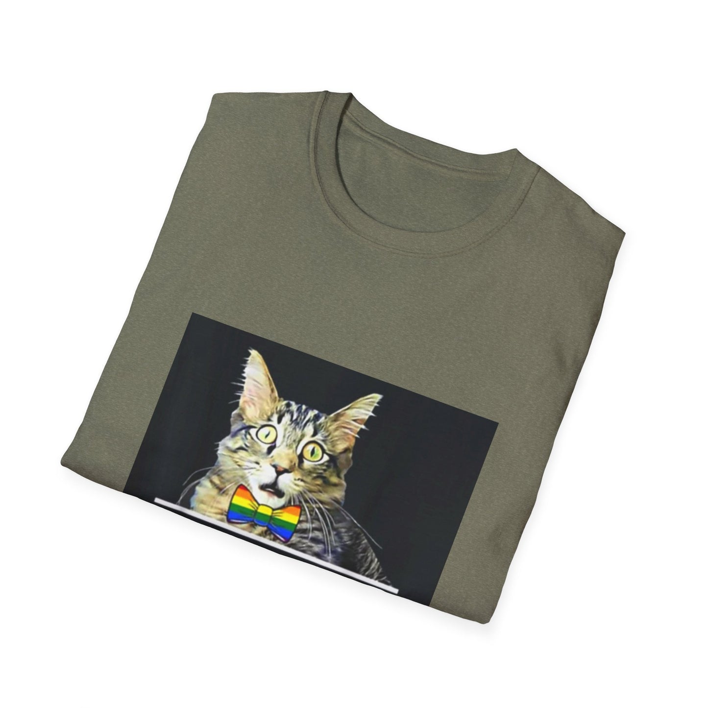 cats LESBIANS EAT WHAT  Unisex Softstyle T-Shirt