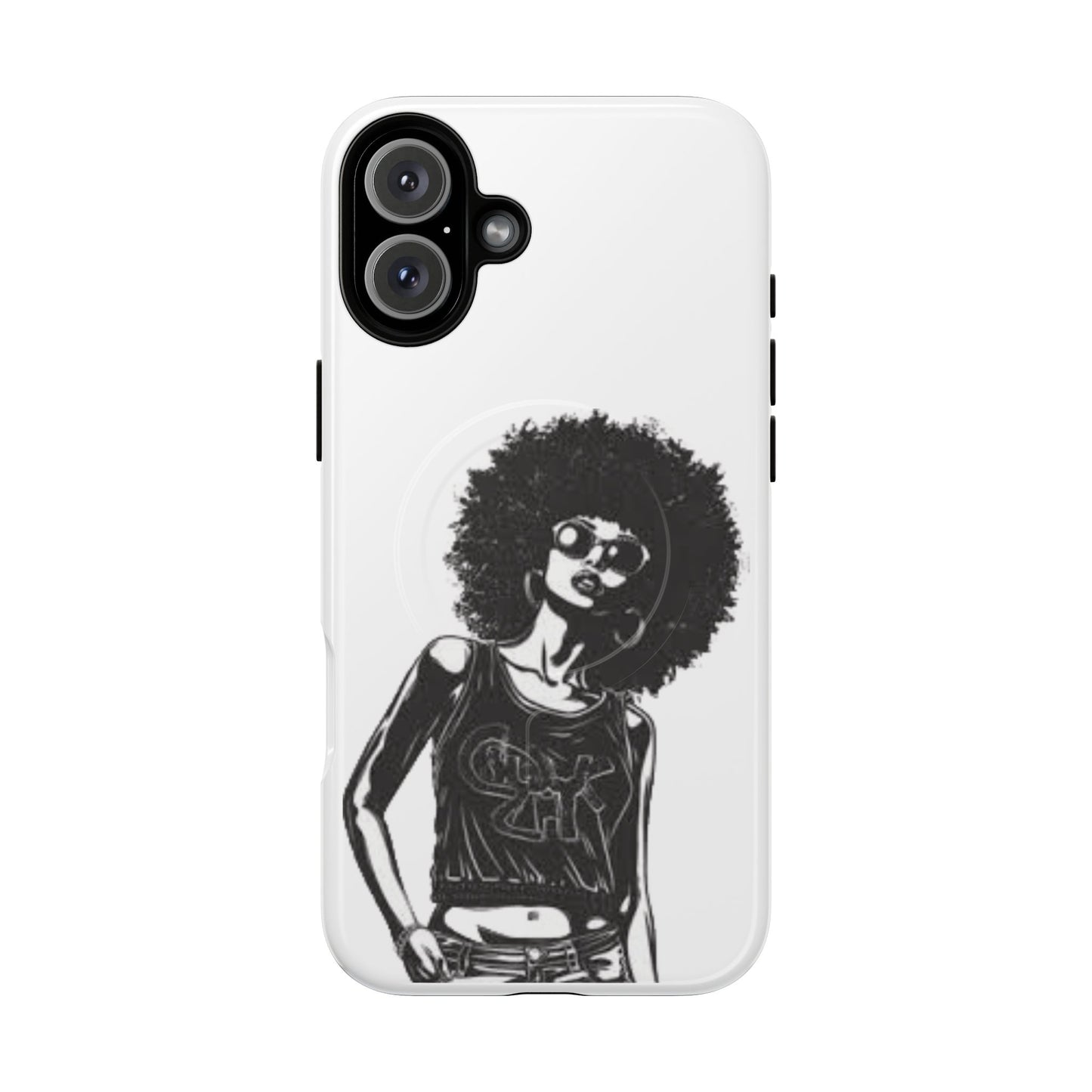 Afro Hip Hop Chic Tough Magnetic Cases