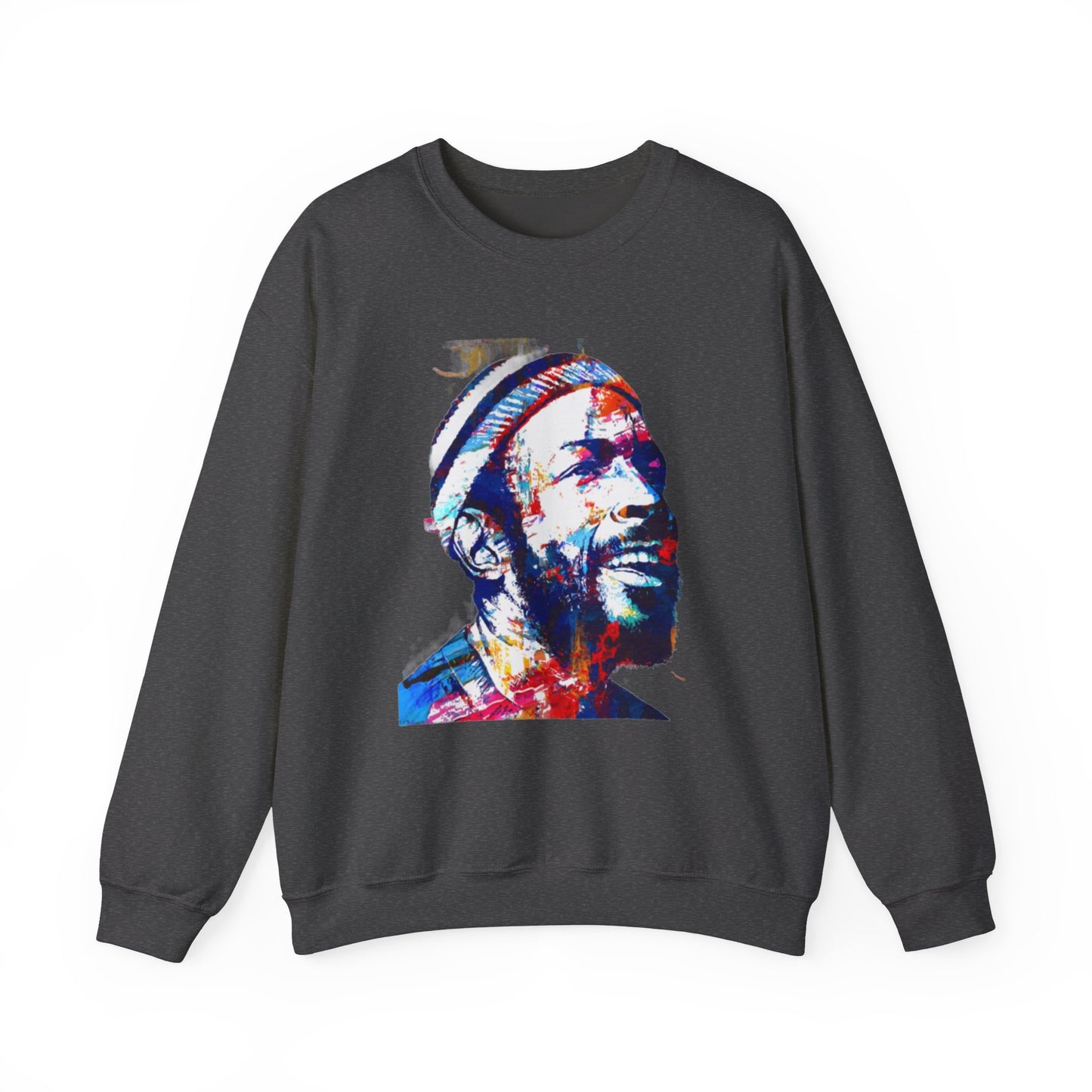 Marvin Gaye Abstract Paintings Unisex Heavy Blend™ Crewneck Sweatshirt