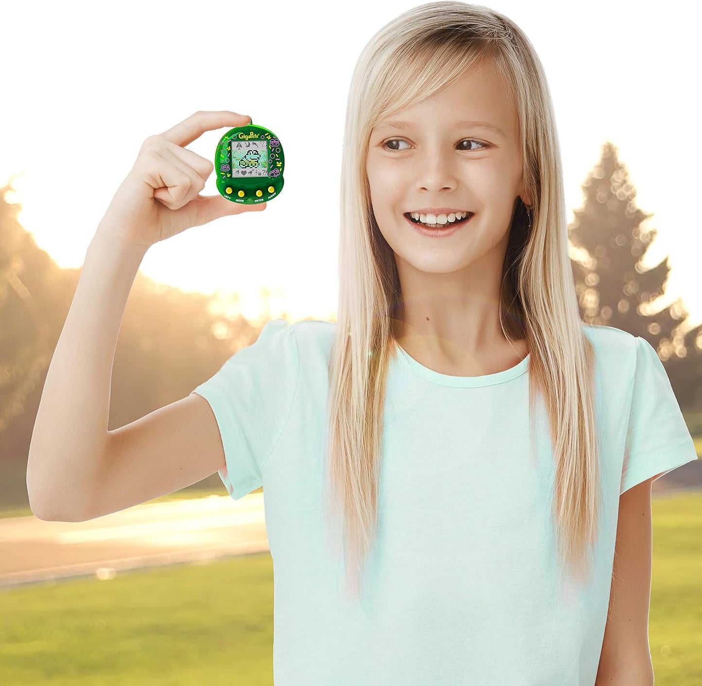 Giga Pet Virtual Pet for Kids Ages 5 and Up, 90S Throwback, Floppy Frog | 25Th Anniversary Edition Upgraded Collector’S Edition | Kids Learn to Take Care of a Pet ZOUSA