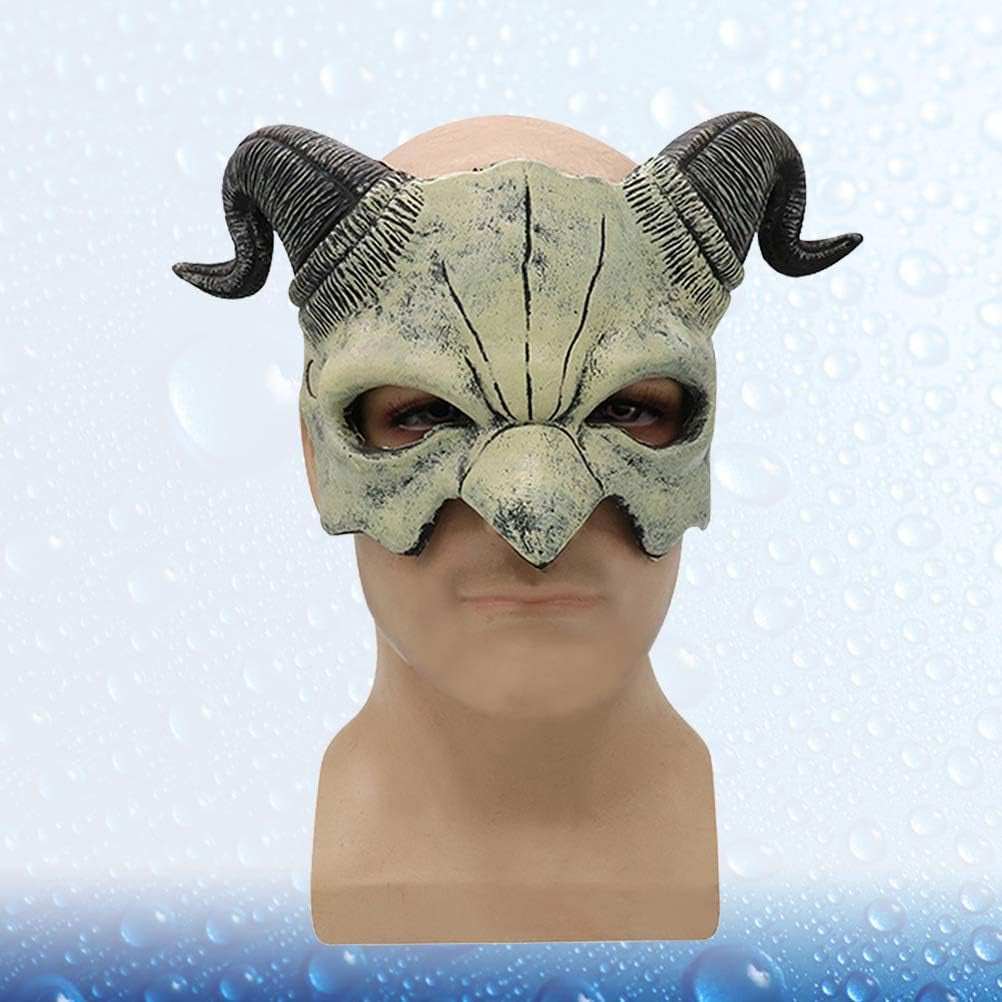 Halloween Devil Mask Ghost Half Face Mask Scary Mask Halloween Party Props Halloween Cosplay Costume Festival Masquerade Mask