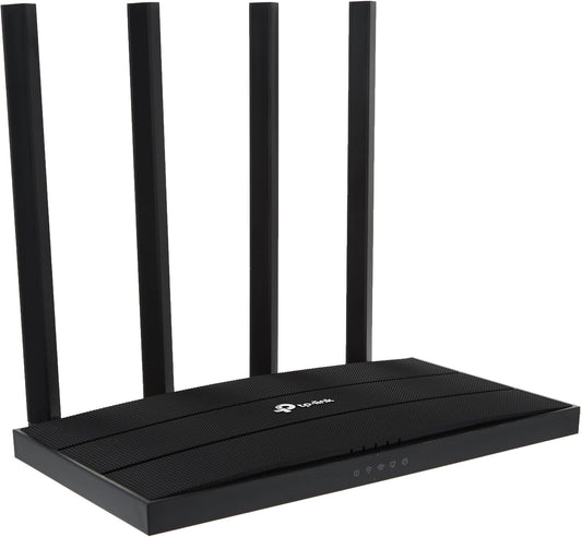 AC1200 Gigabit Wifi Router (Archer A6) - Dual Band MU-MIMO Wireless Internet Router, 4 X Antennas, Onemesh and AP Mode, Long Range Coverage