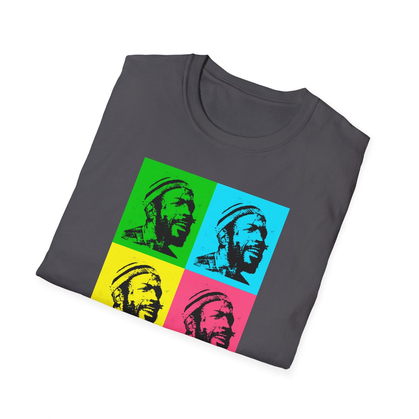 Marvin Gaye Abstract Paintings Andy Warhol Style Pop Art Unisex Soft style T-Shirt