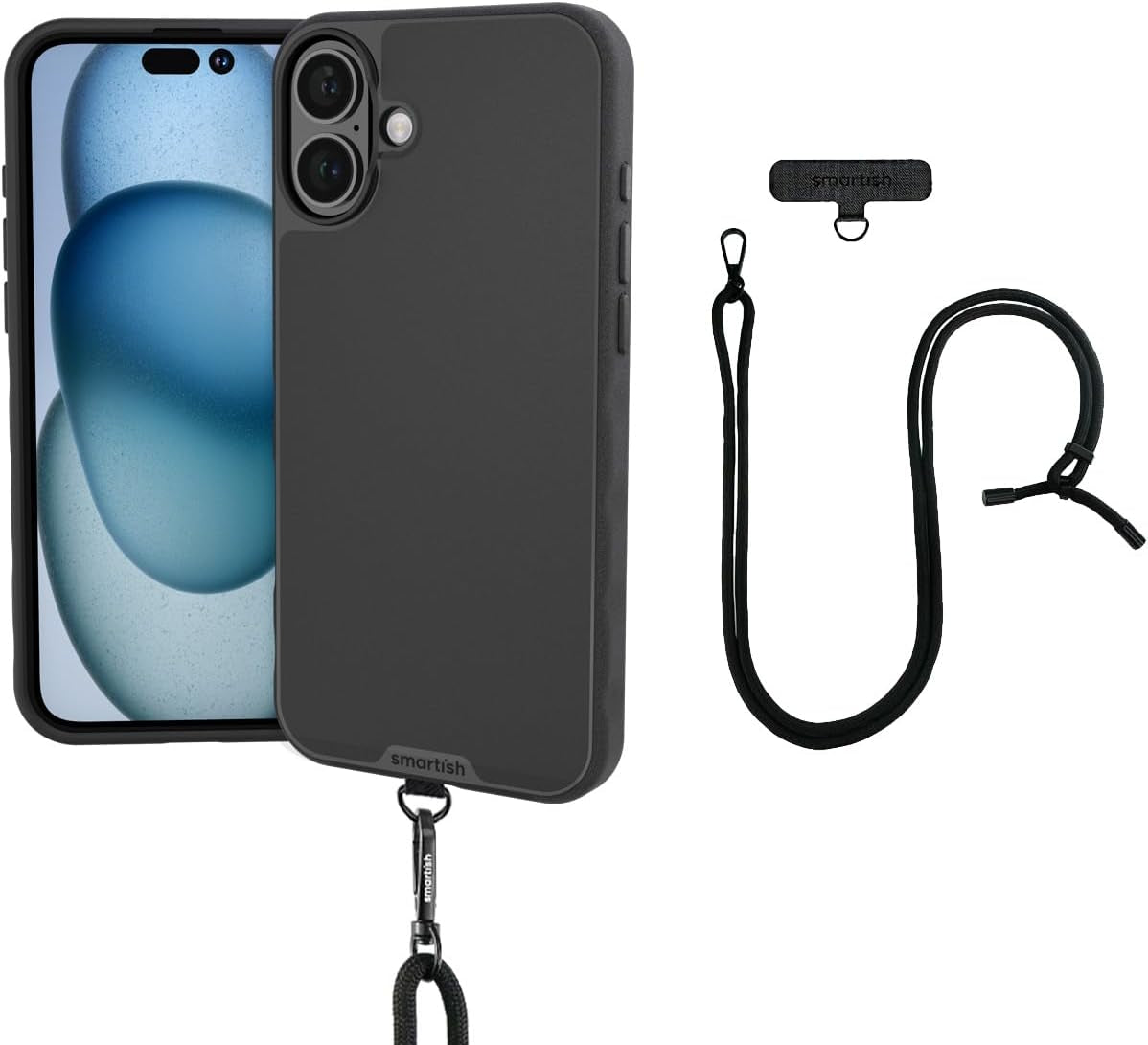 ® Iphone 16E Magsafe Case - Gripmunk Magnetic Slim Case [Lightweight + Protective] Thin Grip Cover with Microfiber Lining for Apple Iphone 16E 2025 - Black Tie Affair