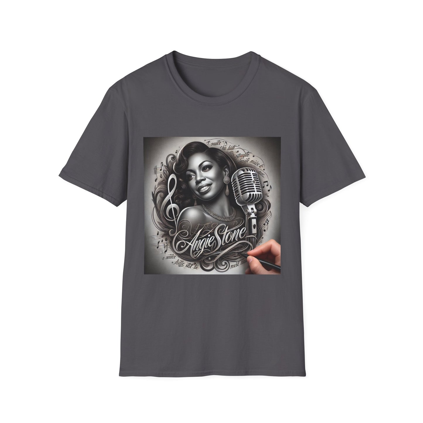 Angie Stone Music Tribute Unisex Softstyle T-Shirt