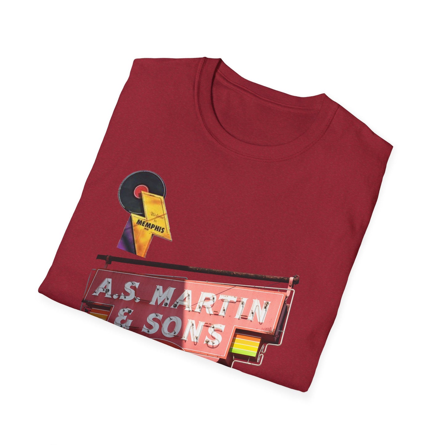 Retro Vintage A.S. Martin & Sons Memphis, TN Unisex Softstyle T-Shirt
