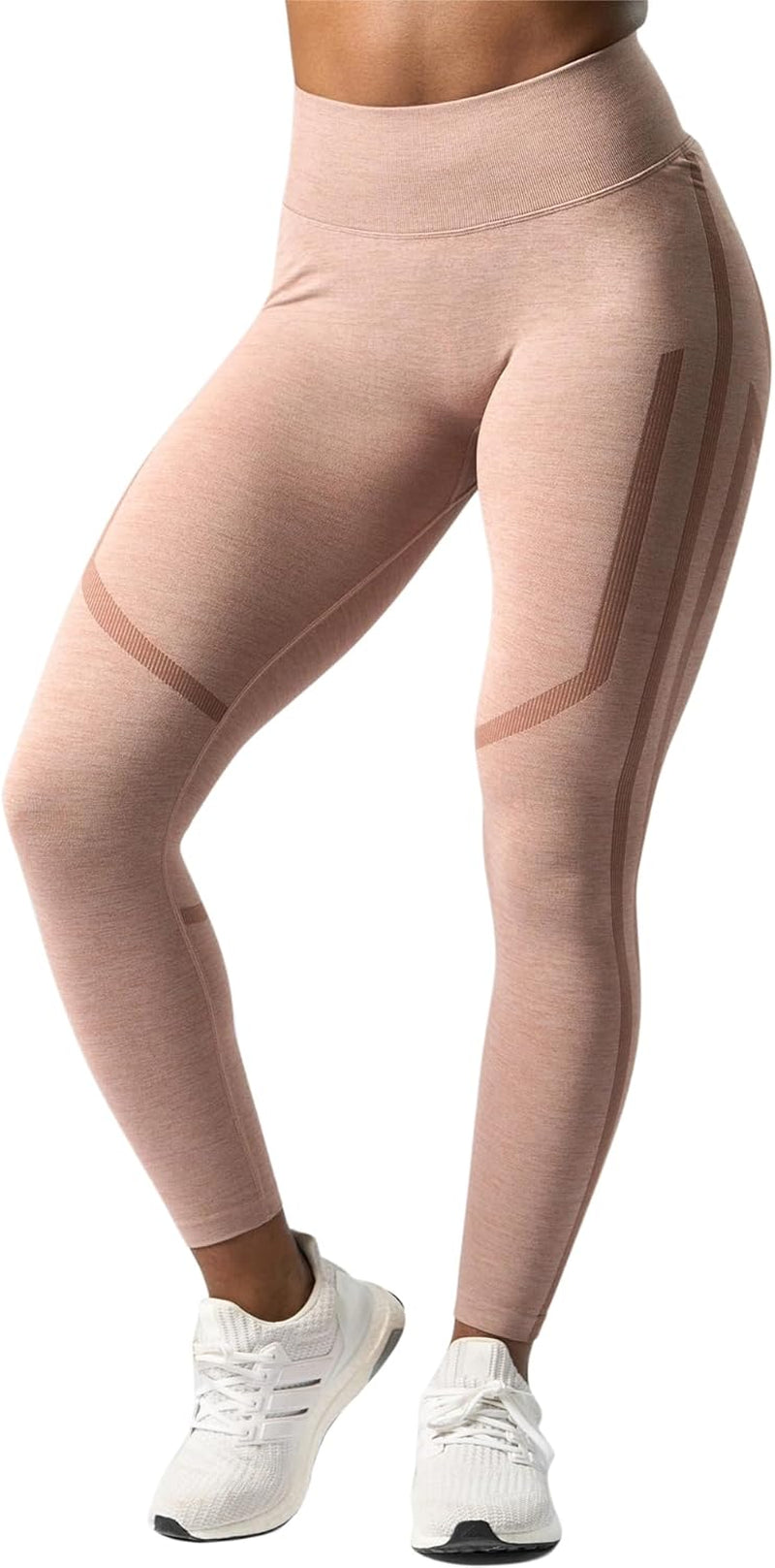 Scrunch Butt Lifting Seamless Leggings for Women High Waisted Tummy Control Striped Workout Pants