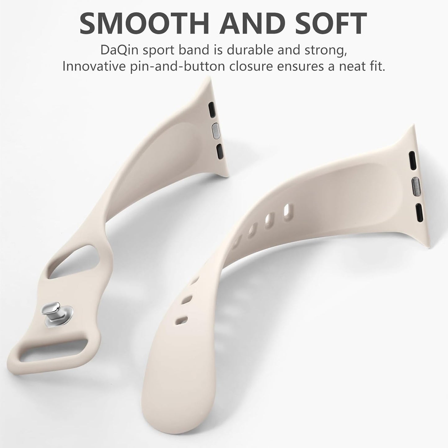 Sport Band Compatible with Apple Watch Band 38Mm 40Mm 41Mm 42Mm 44Mm 45Mm 49Mm for Women Men, Soft Silicone Waterproof Replacement Strap for Apple Watch SE Iwatch Series 9 Series 8 Series 7 6 5 4 3 2 1 Ultra/Ultra 2