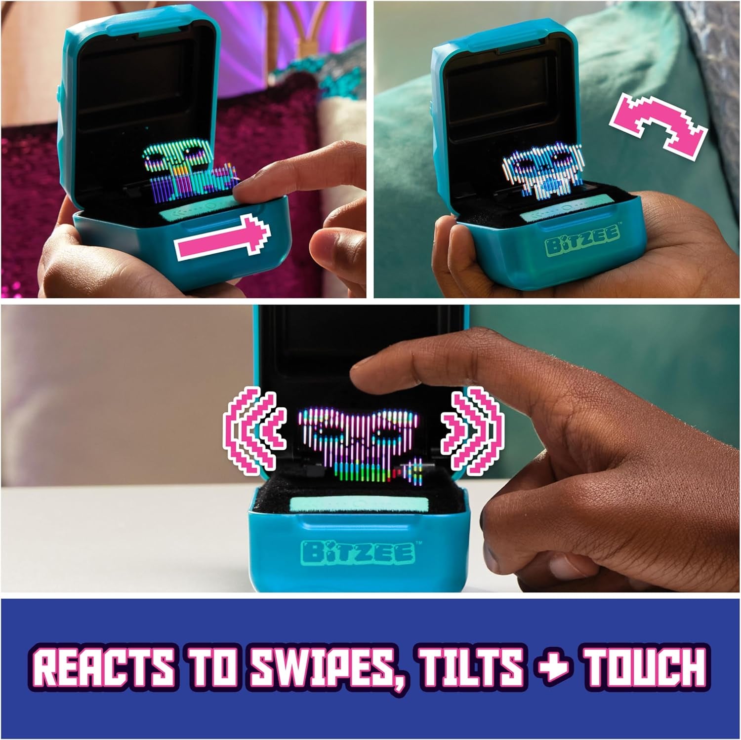 , Magicals with 20 Interactive Characters Inside, Reacts to Touch, Digital Pet Kids Toys for Ages 5 and Up ZOUSA