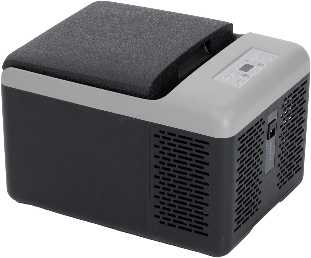 C12 Portable Freezer, 12 Volt Car Refrigerator, 13 Quart (12 Liter) Fast Cooling, 12/24V DC and 100-240V AC for Outdoor, Camping, RV, Truck, Boat TRUCK DRIVER