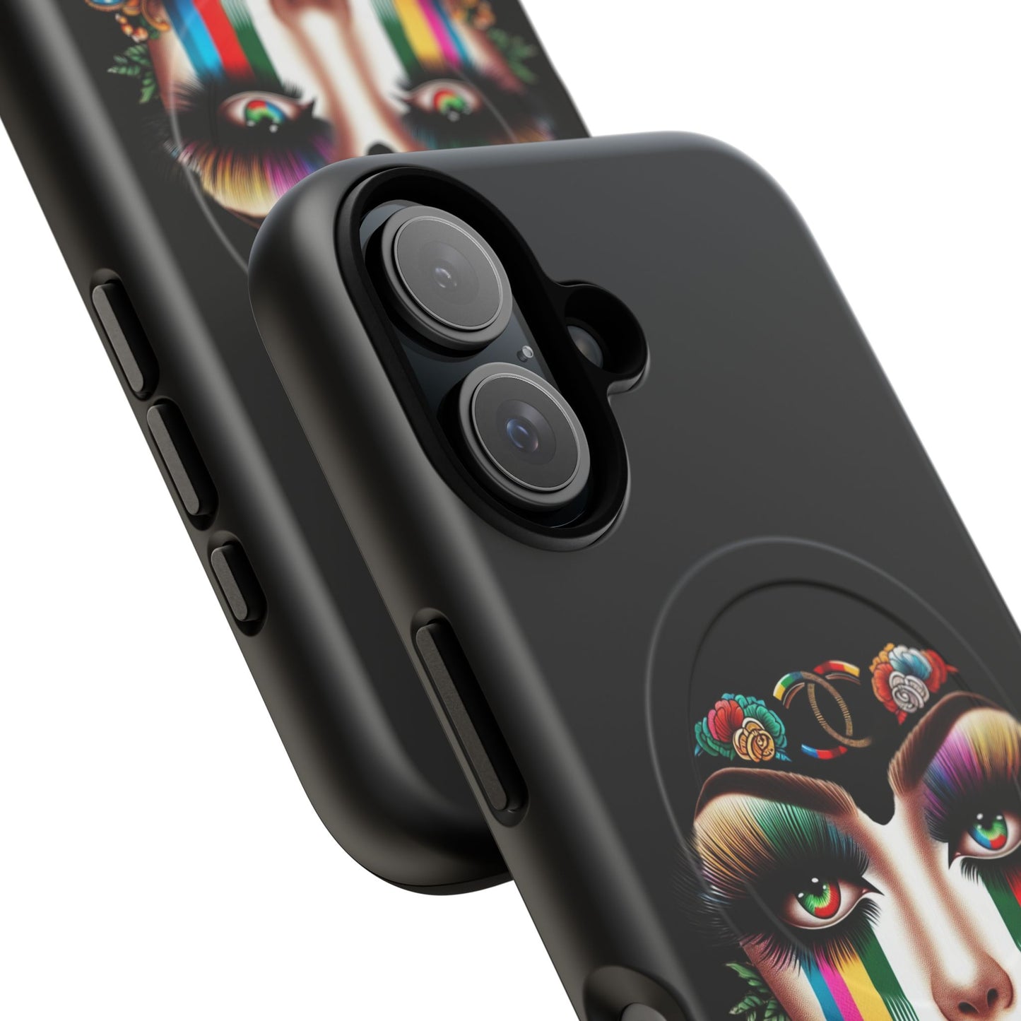 Gucci Inspired Artistic Tough Magnetic Phone Case - Vibrant Lady Design