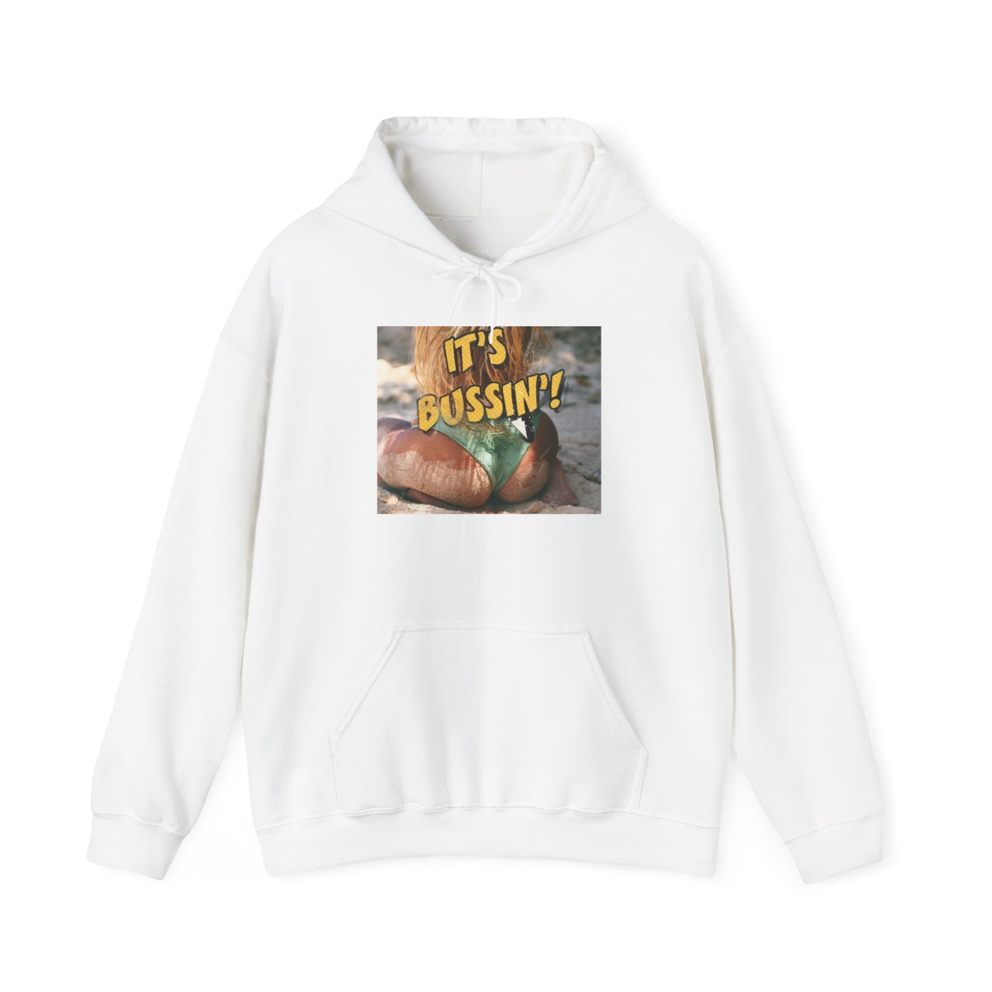 IT'S BUSSIN BEACH BOOTY Unisex Heavy Blend™ Hooded Sweatshirt