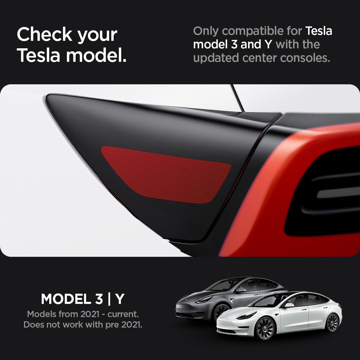 Tapshield Charge Port Wrap Designed for Tesla Model 3 and Y Charge Port [Not Compatible with Model 3 2024 Refresh] - Zero One Edition