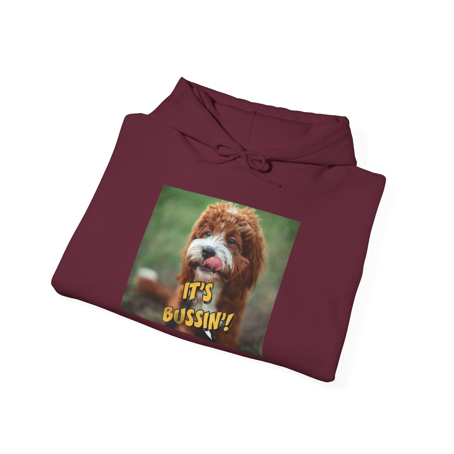 IT'S BUSSIN DOG Unisex Heavy Blend™ Hooded Sweatshirt