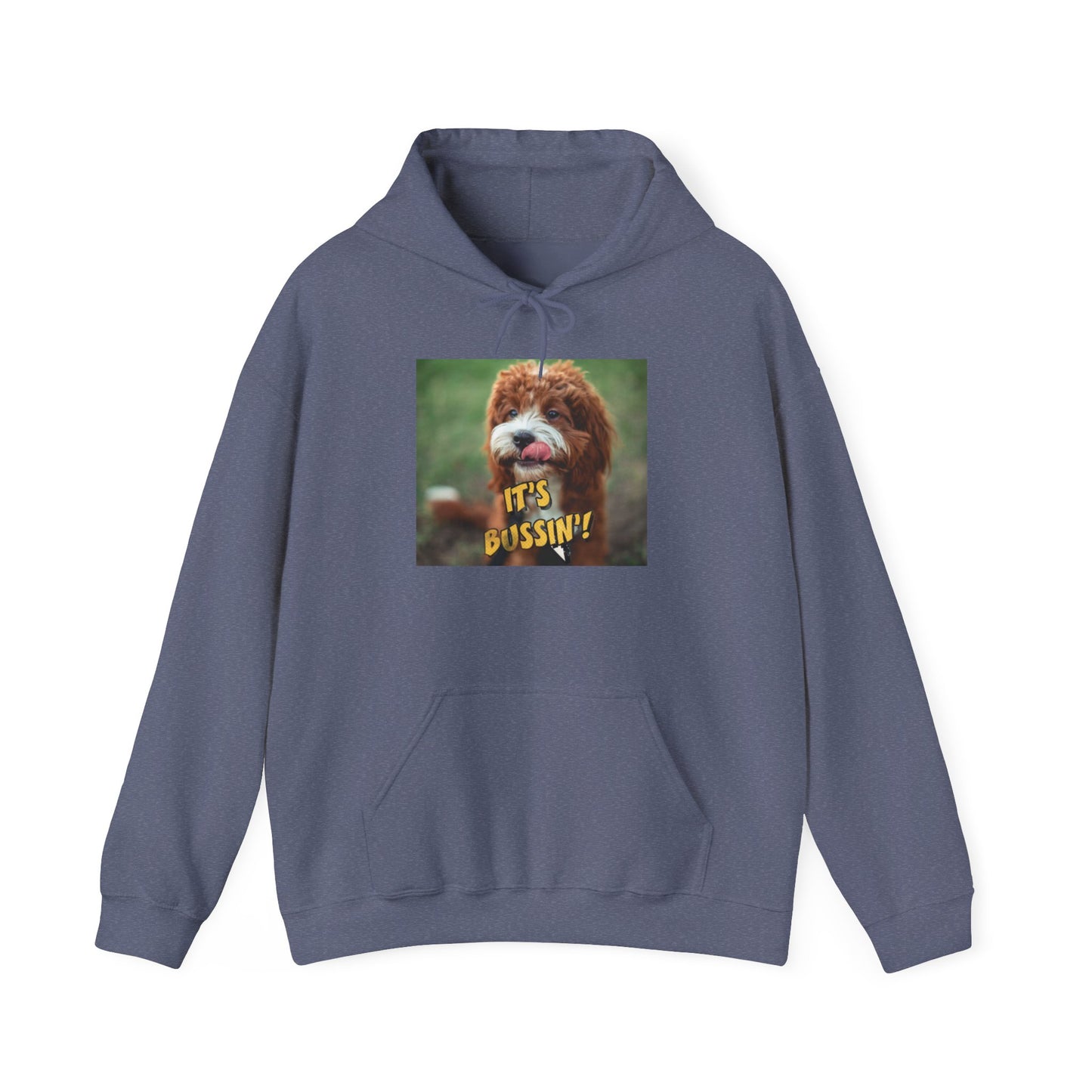 IT'S BUSSIN DOG Unisex Heavy Blend™ Hooded Sweatshirt