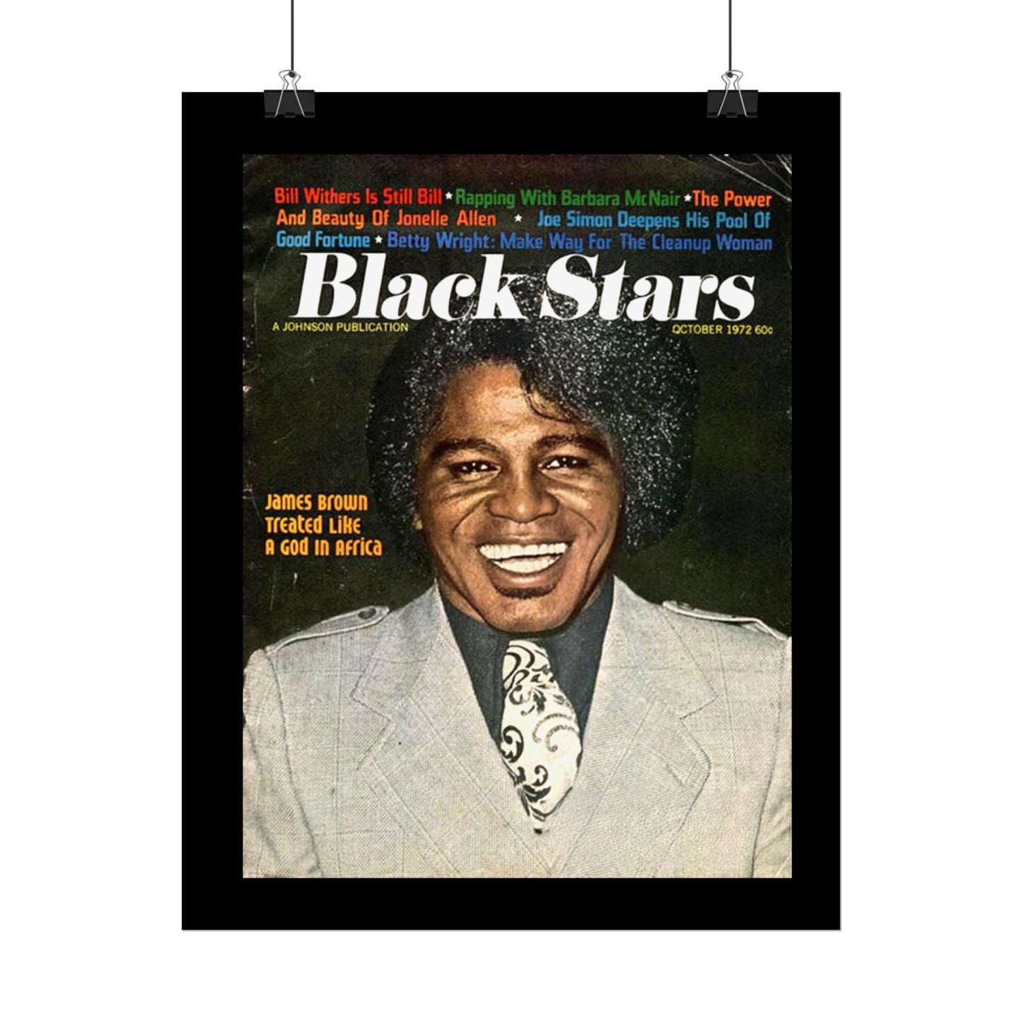 Rolled Posters - JAMES BROWN