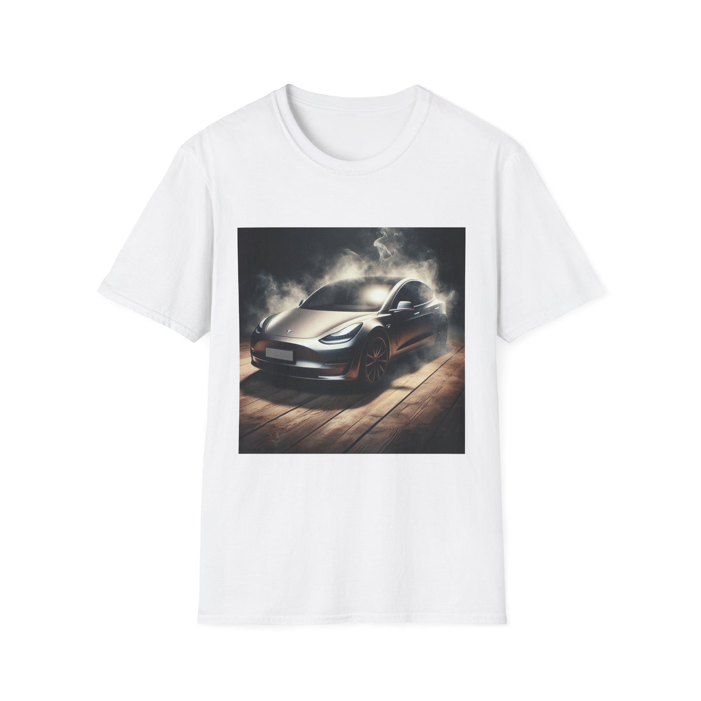 Smoked Out Tesla Model Unisex T-Shirt