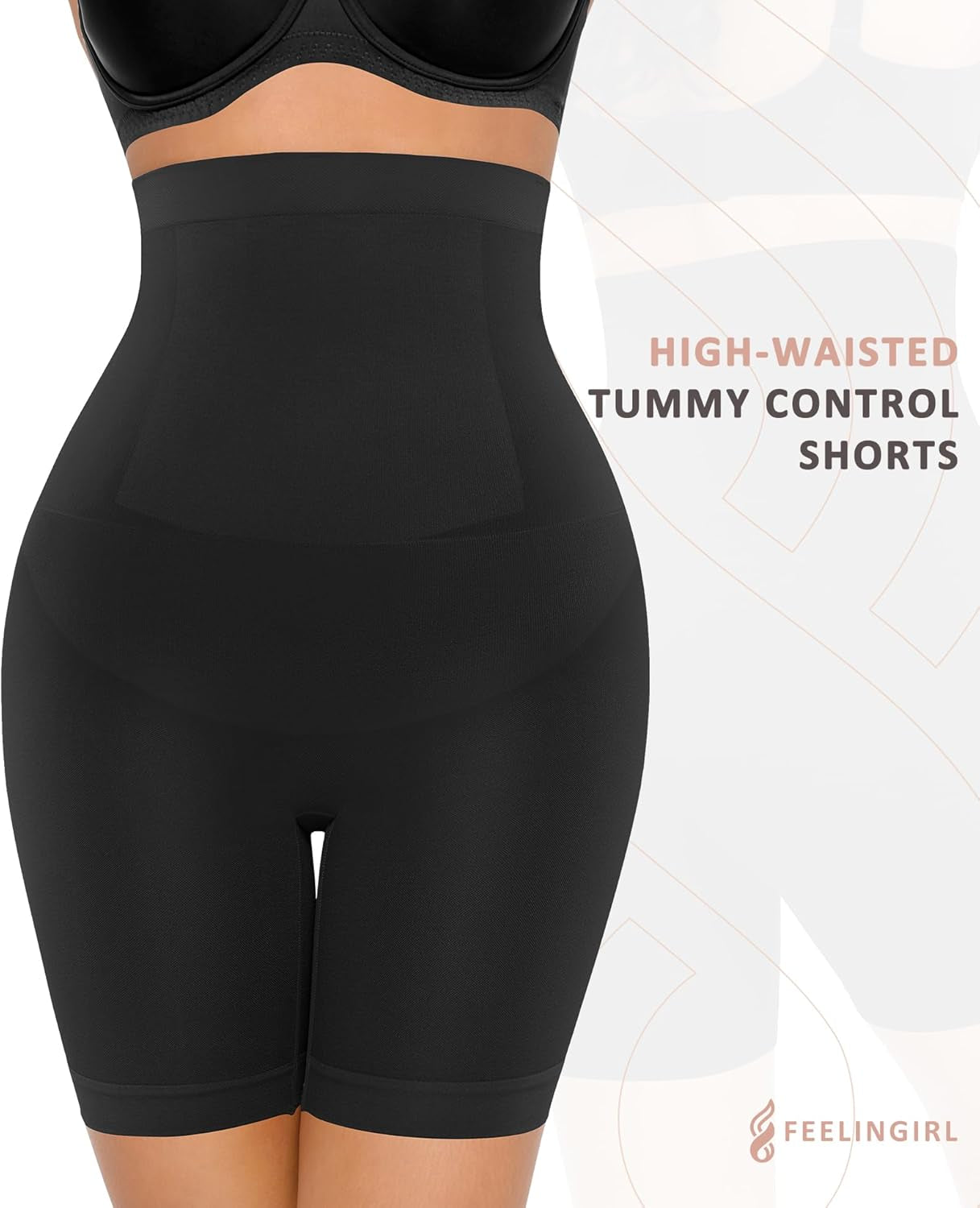 Tummy Control Shapewear Shorts Body Shaper for Women High-Waisted Thigh Slimming