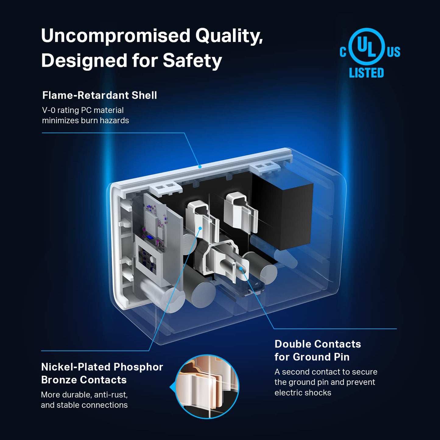 Plug Mini 15A, Smart Home Wi-Fi Outlet Works with Alexa, Google Home & IFTTT, No Hub Required, UL Certified, 2.4G Wifi Only, 4-Pack(Ep10P4) , White