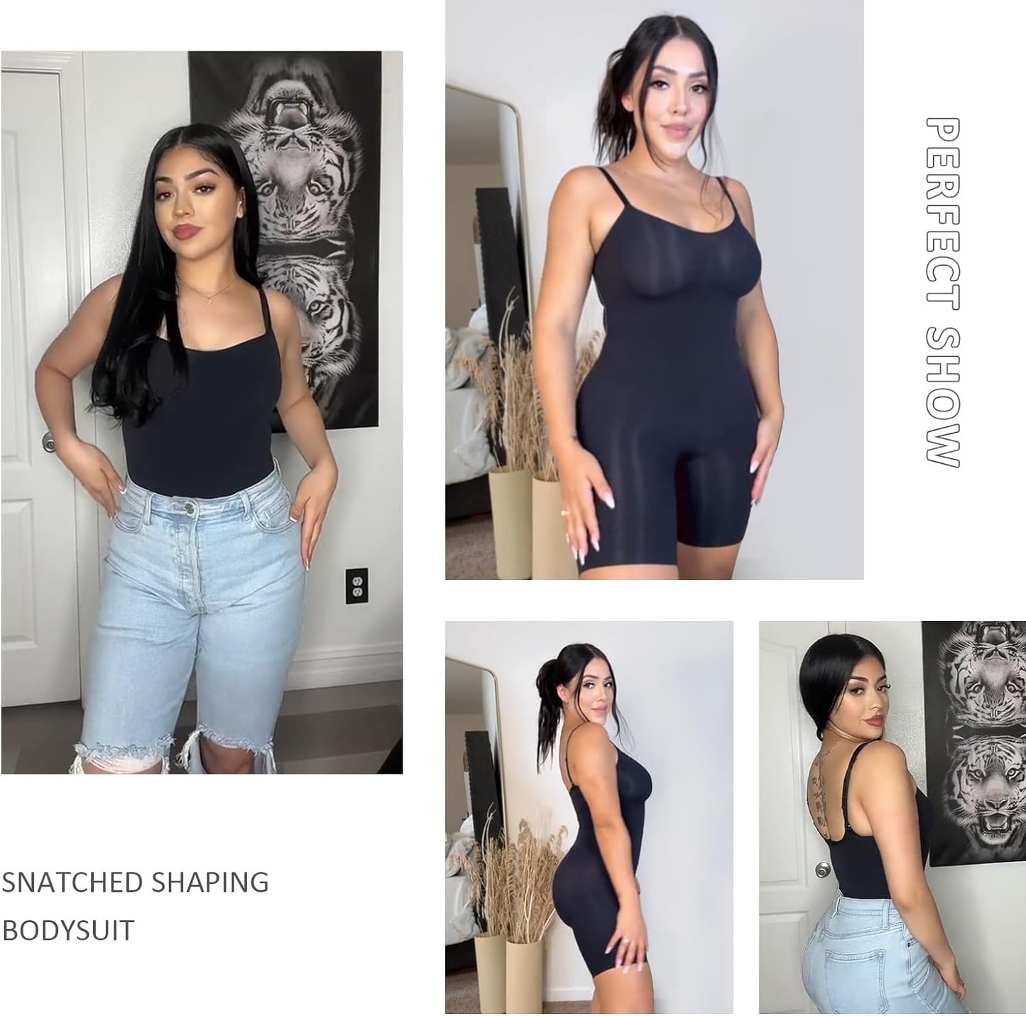 Shapewear Bodysuit Tummy Control Faja Seamless Sculpting Butt Lifter Body Shaper for Women