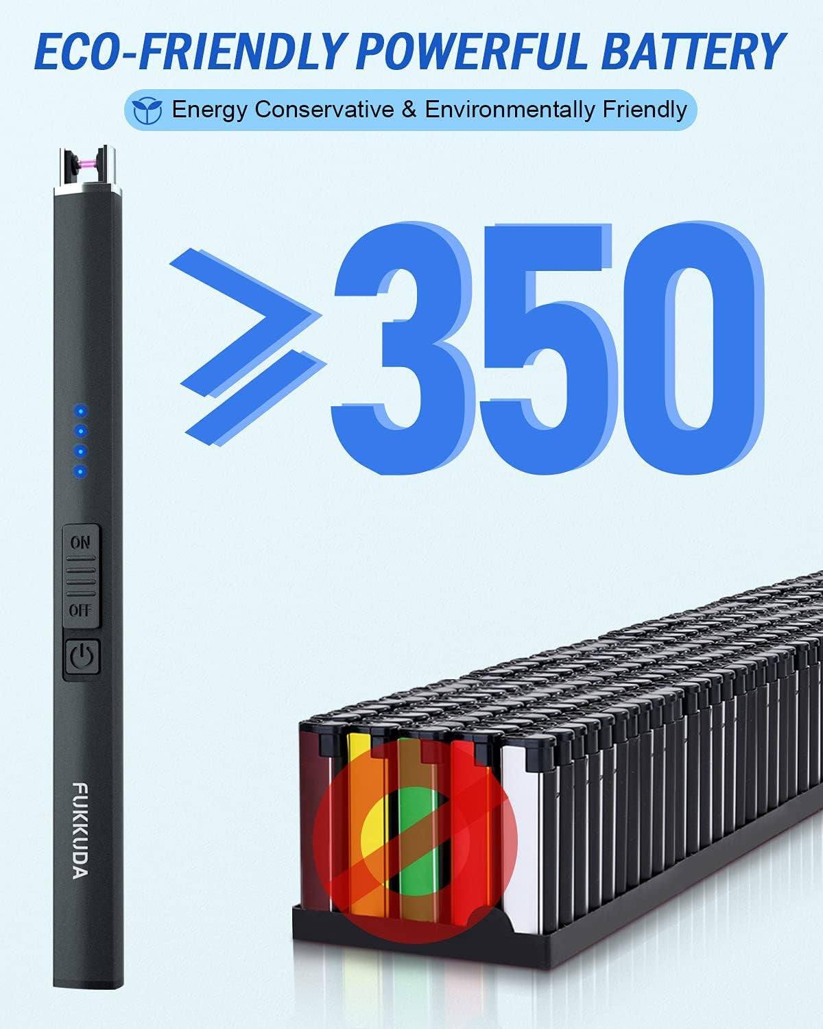 Electric Candle Lighter Rechargeable Lighters Stocking Stuffers for Women Plasma Arc Lighters Windproof & Flameless with USB Rechargeable Double Safety Switch (Obisidian Black)