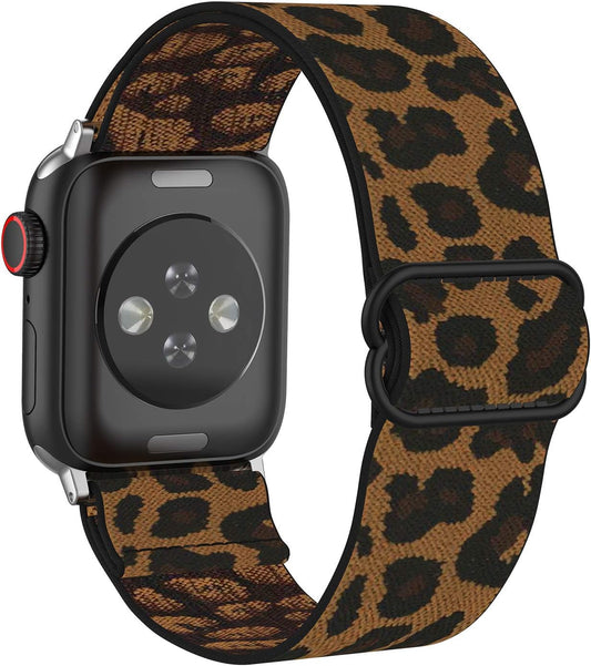 Stretchy Nylon Loop Bands Compatible with Apple Watch 38Mm 40Mm 41Mm 42Mm 44Mm 49Mm Adjustable Soft Elastics Strap Compatible with Apple Watch SE Ultra Iwatch Series 8/7/6/5/4/3/2/1