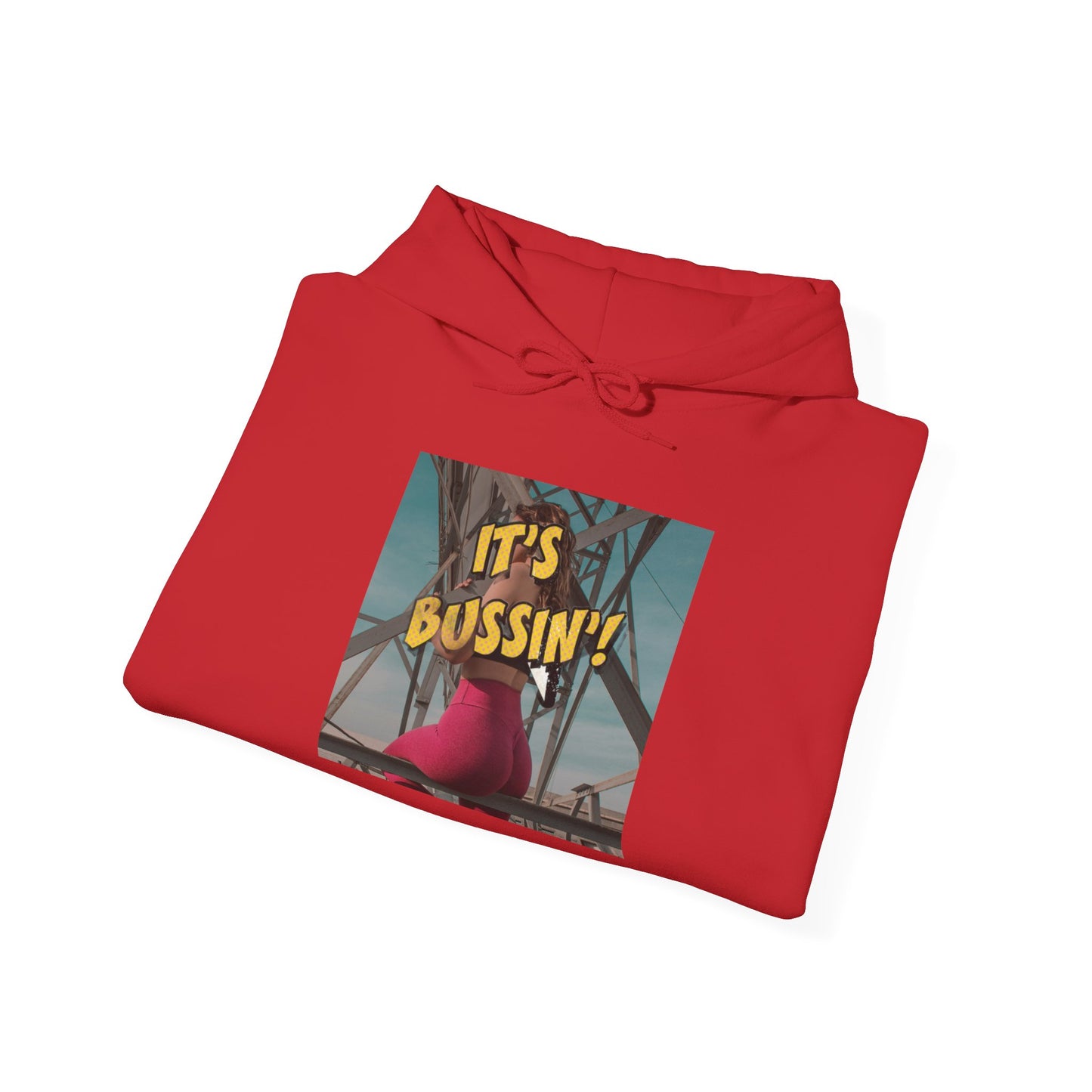 IT'S BUSSIN BOOTY Unisex Heavy Blend™ Hooded Sweatshirt