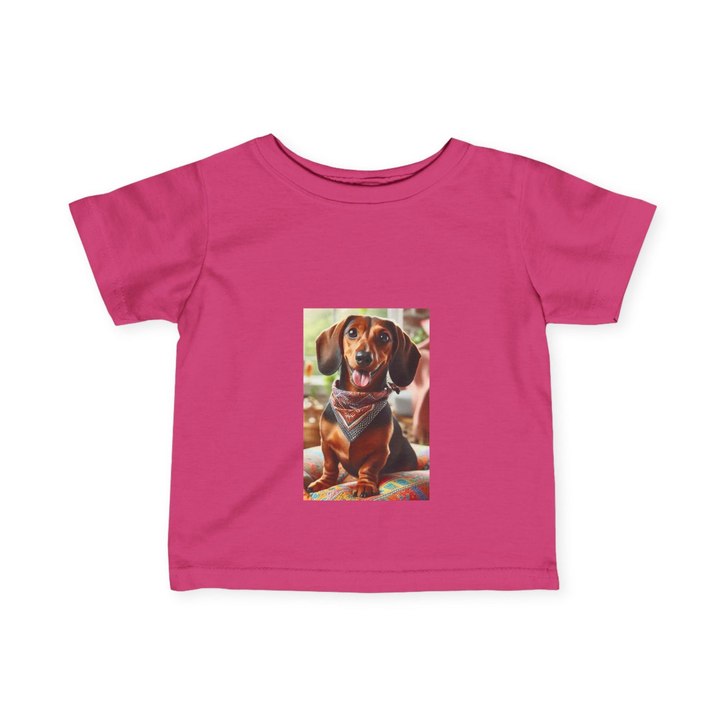 Dachshund design Infant Fine Jersey Tee