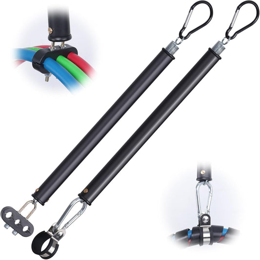2 PCS 16" Single Tender Spring Kits with 3In1 Hose Holder and 3-Hole Clamp Heavy Duty Tender Spring for Semi Truck Air Lines Kit with 2 Style Air Line Holders for Truck Trailer Tractor
