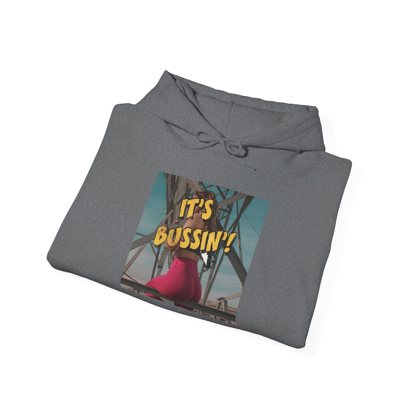 IT'S BUSSIN BOOTY Unisex Heavy Blend™ Hooded Sweatshirt