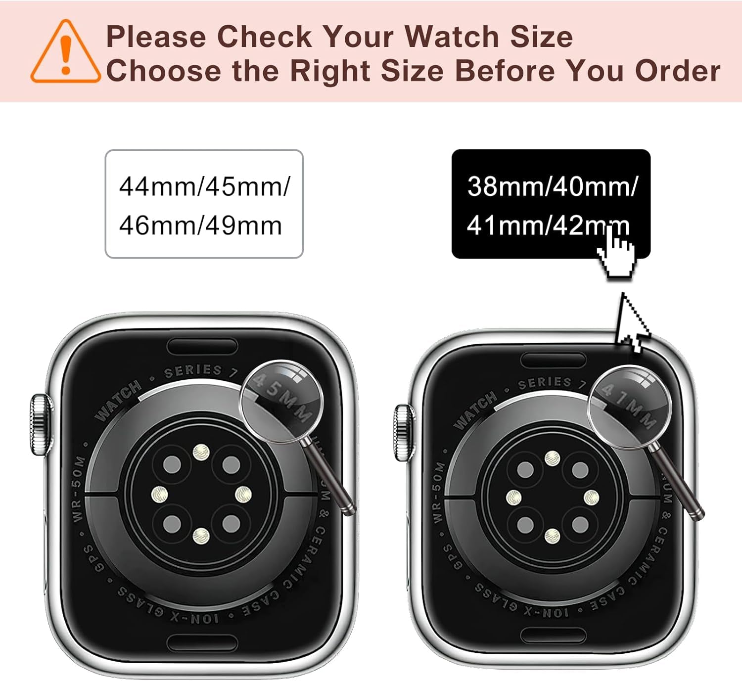 Compatible with Apple Watch Band Series 10, Ultra 2, SE, Ultra 9 8 7 6 5 4 Women and Men, Stainless Steel Mesh Loop Magnetic Clasp Replacement for Iwatch Bands 38Mm 40Mm 41Mm 42Mm Stralight