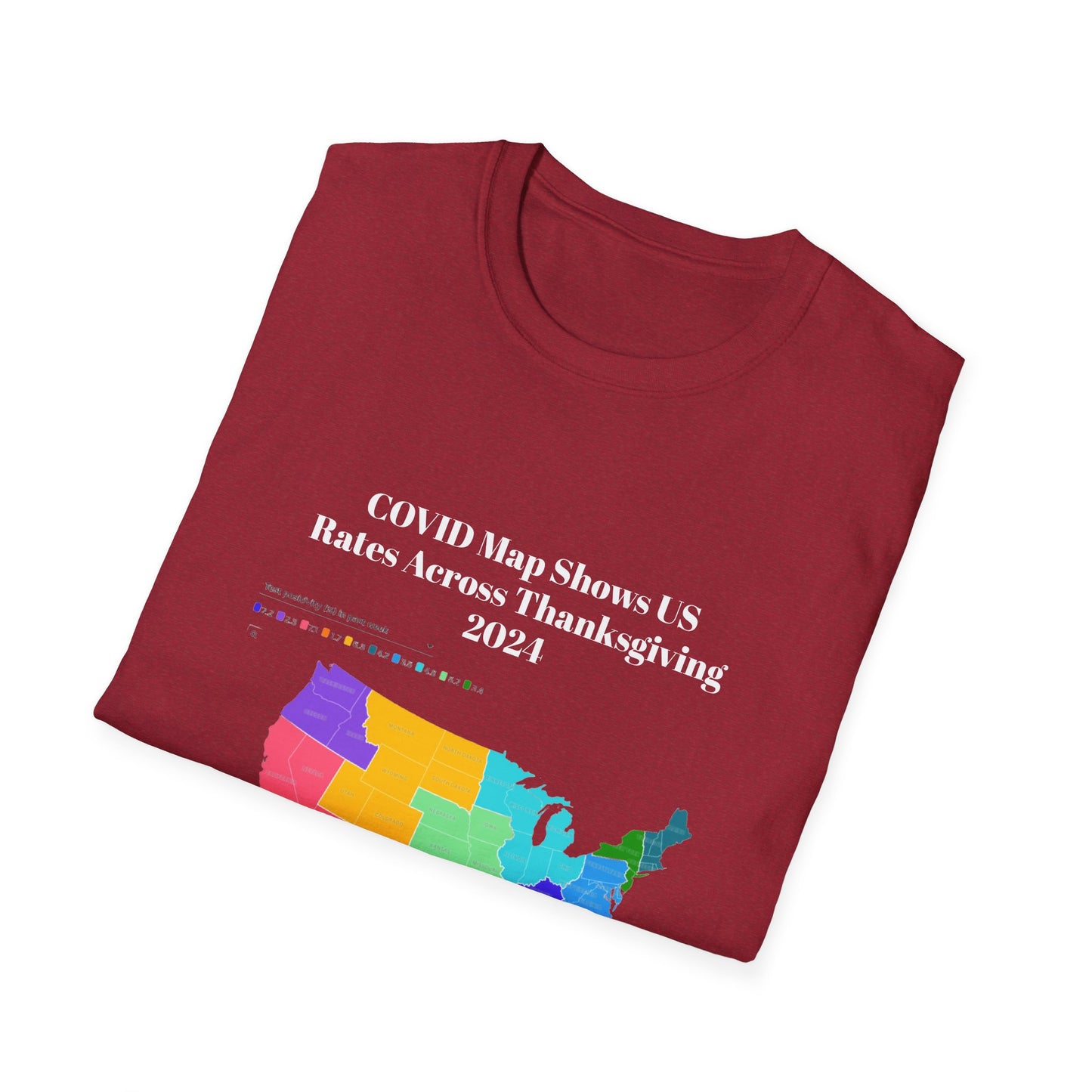 Thanksgiving COVID Map T-Shirt