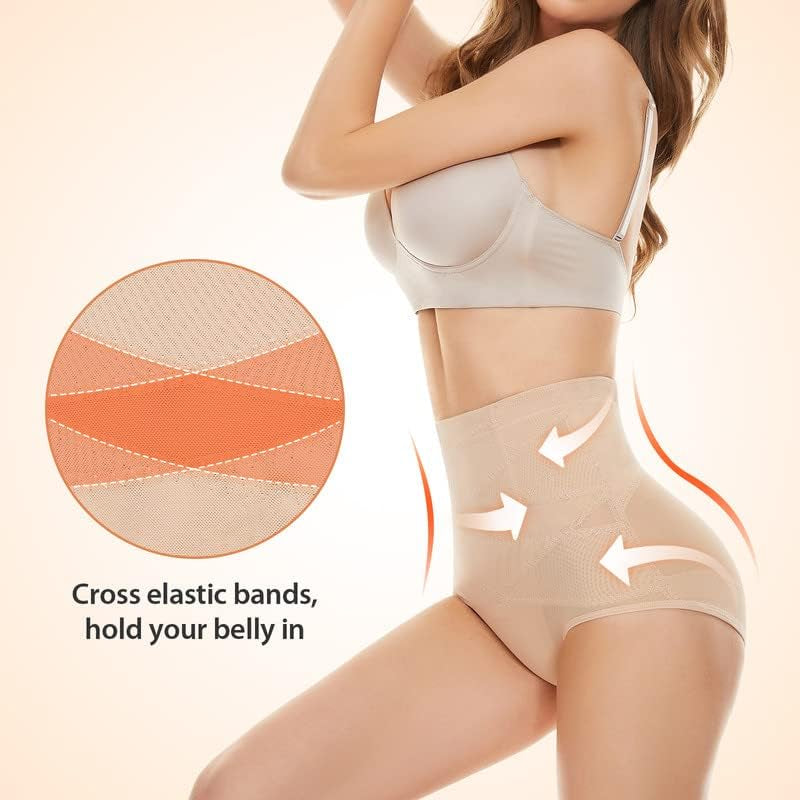 Tummy Control Shapewear for Women High Waisted Shapewear Panty Firm Control Soft Comfy Body Shaper for Women