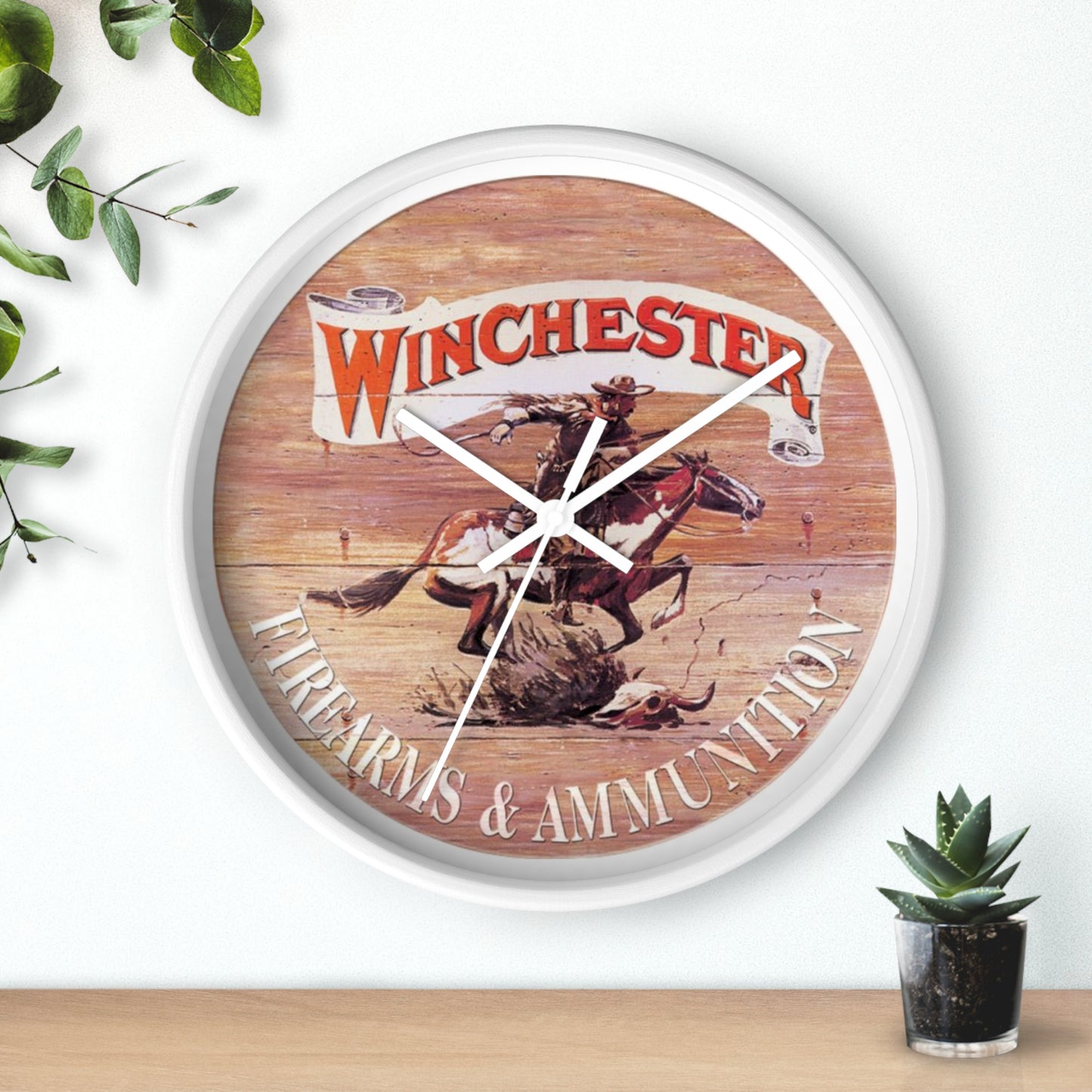 Winchester FIREARMS AND AMMUNITION Wall Clock