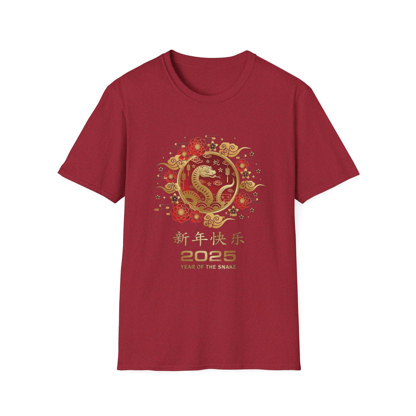 Year Of The Snake 2025 Lunar New Year Chinese Unisex T-Shirt