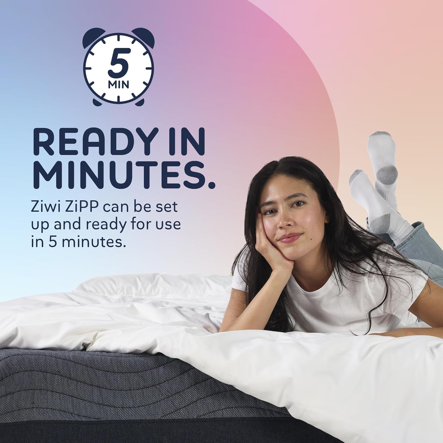 Zipp Mattress, Revolutionary Vertical Interlocking Foam for Perfect Comfort, Support & Cooling, Better than Memory Foam, Highest-Grade Chemical-Free Materials, No-Risk 100-Night Trial, Queen