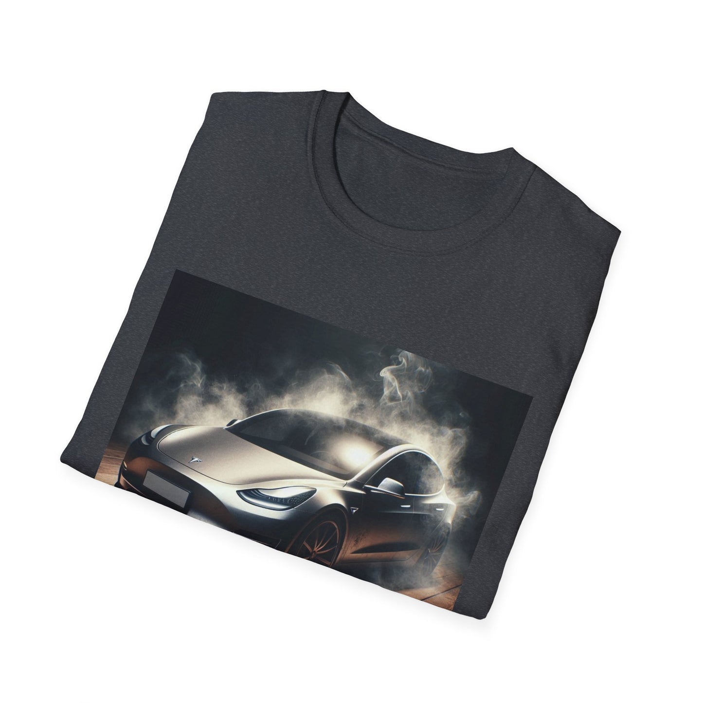 Smoked Out Tesla Model Unisex T-Shirt