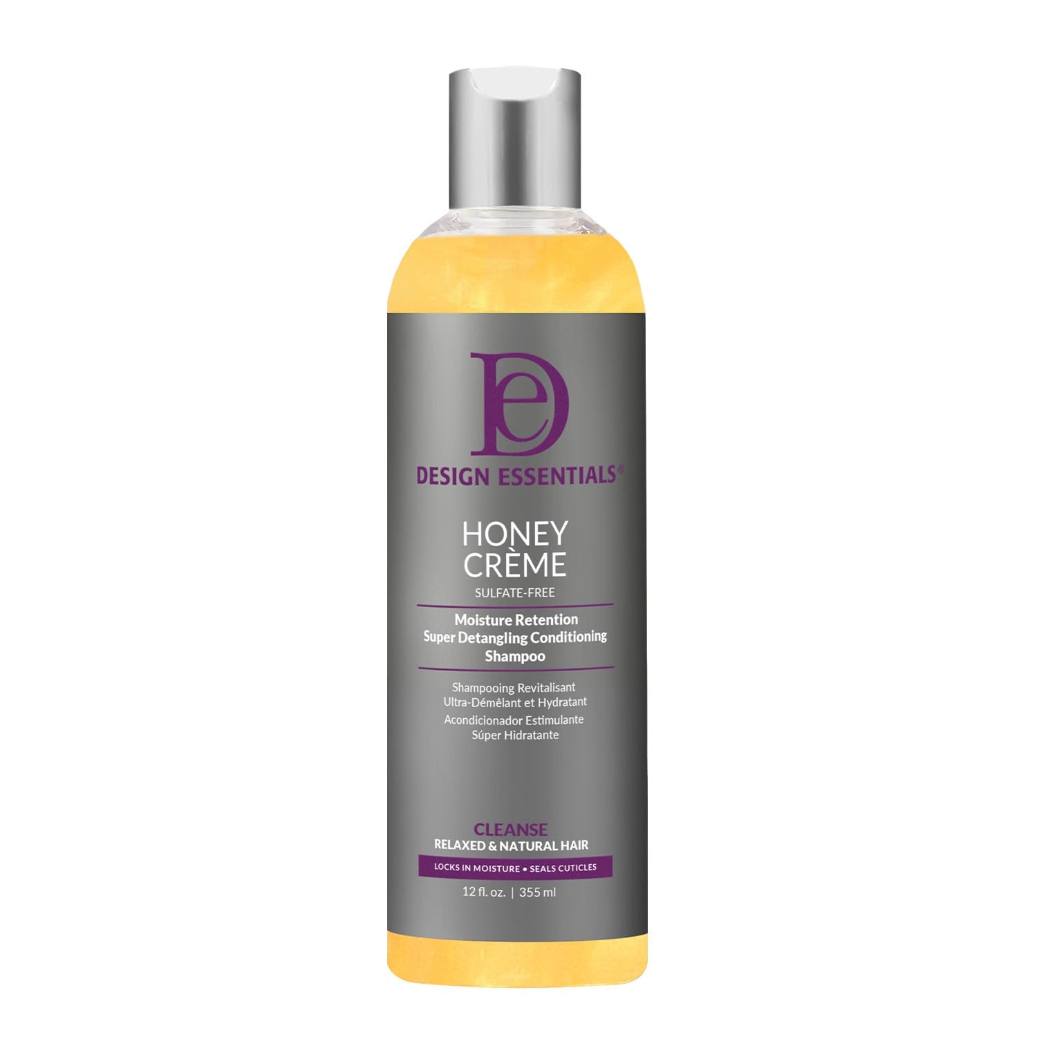 Honey Creme Moisture Retention Super Detangling Conditioning Shampoo, White, 32 Fl Oz (Pack of 1)