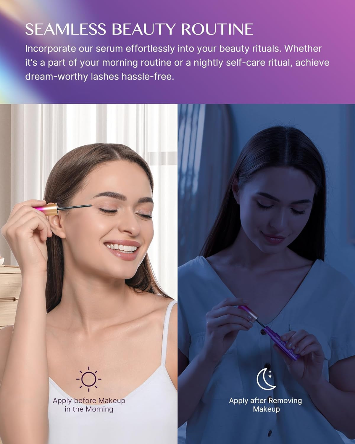 Premium Eyelash Growth Serum: Lash Enhancing Serum with Advanced Formula to Boost Longer Fuller and Thicker Luscious Lashes 0.1 Fl. Oz.