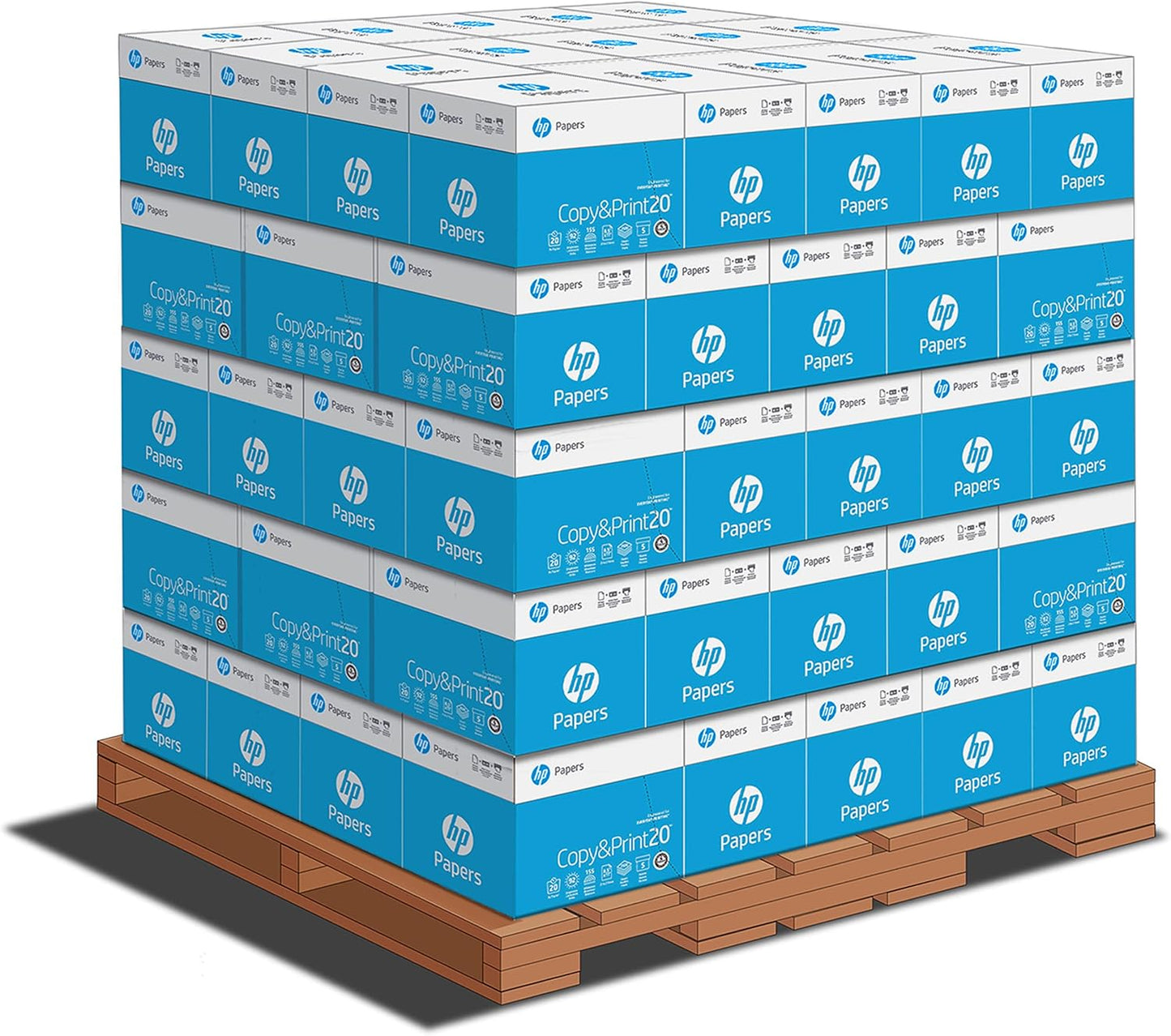HP Printer Paper | 8.5 X 11 Paper | Copy &Print 20 Lb | 1 Ream Case - 500 Sheets| 92 Bright | Made in USA - FSC Certified | 200060