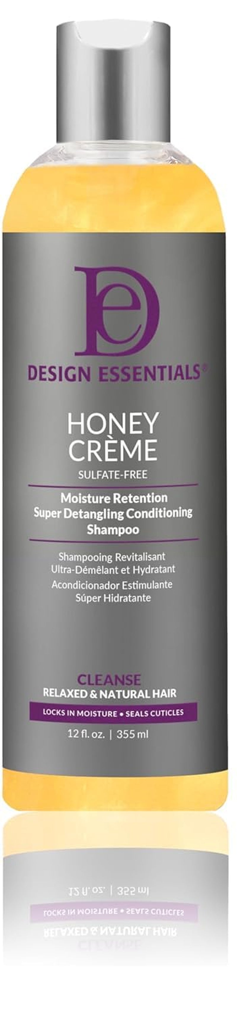 Honey Creme Moisture Retention Super Detangling Conditioning Shampoo, White, 32 Fl Oz (Pack of 1)