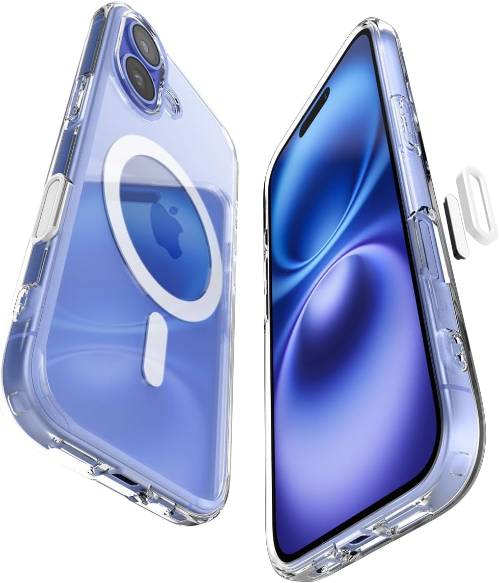 for Iphone 16E Case, Ultra Hybrid Magfit [Compatible with Magsafe Accessories] [Anti-Yellowing] [Military-Grade Protection] - Classic Black