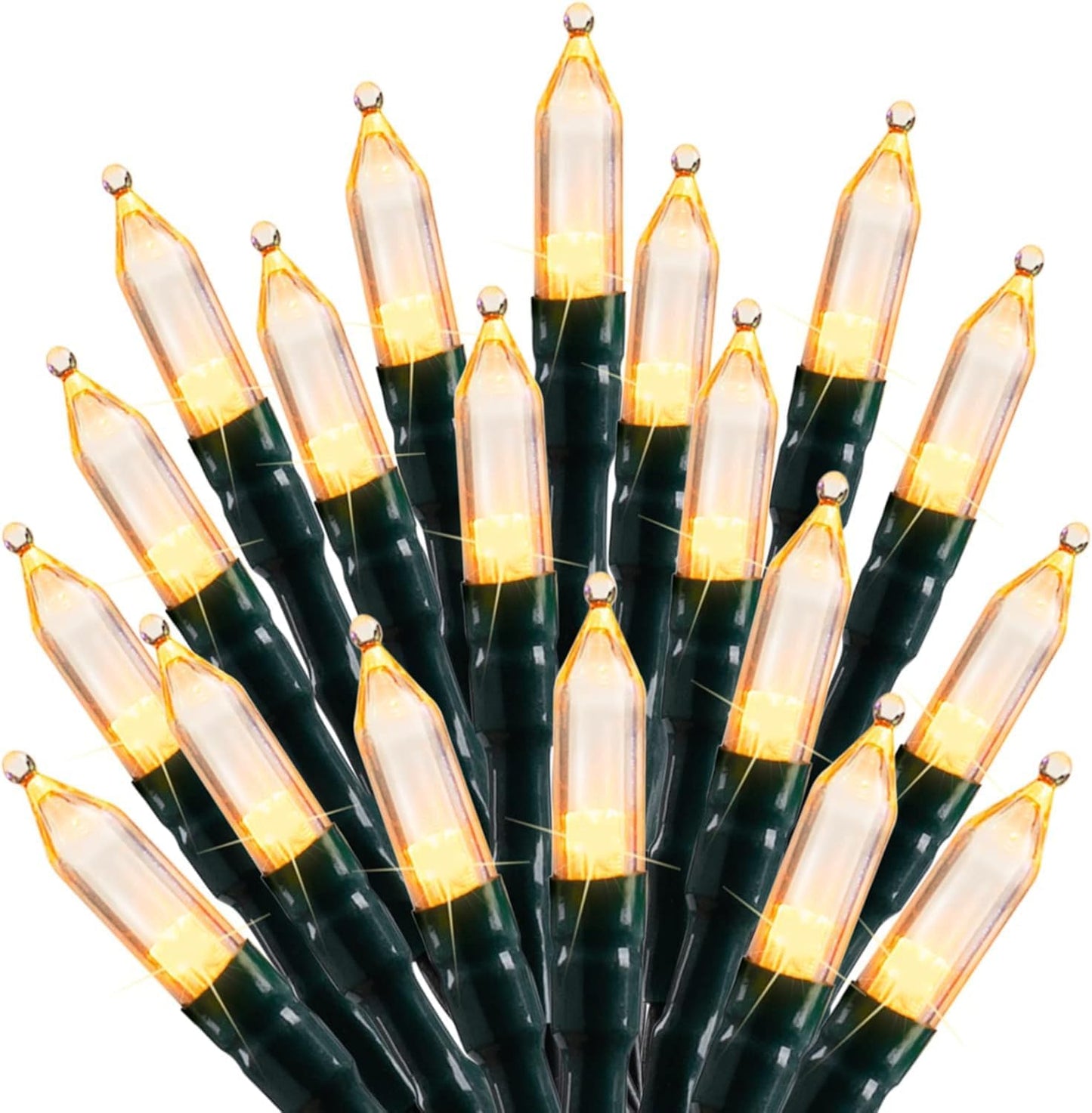 St. Patrick Mini String Lights, 50 Count 12 Feet Incandescent Bulb St Patrick Day Lights, Waterproof Green Lights for Indoor Xmas Tree Garland Birthday Wedding Party Festival Decoration, Green Wire