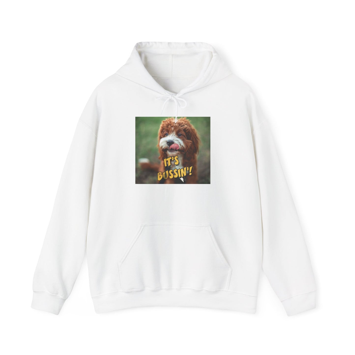 IT'S BUSSIN DOG Unisex Heavy Blend™ Hooded Sweatshirt