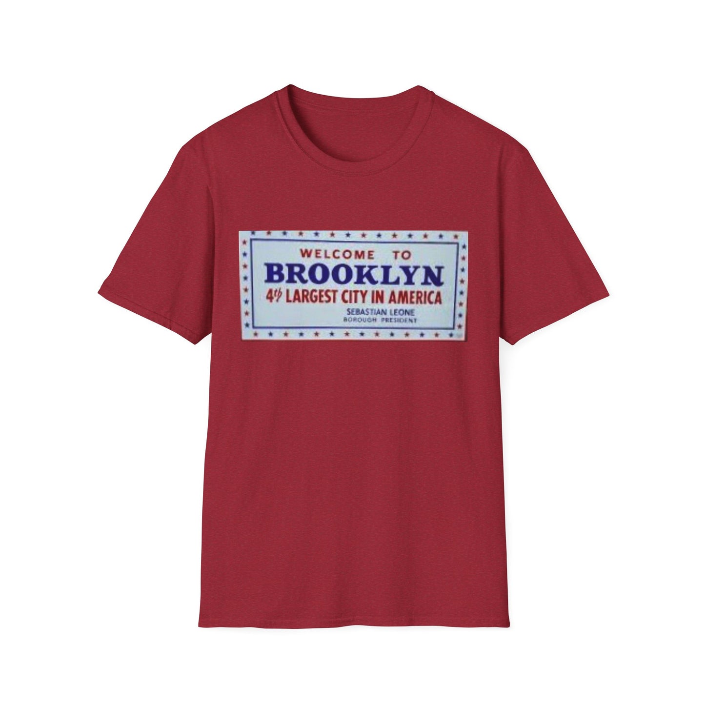RETRO VINTAGE WELCOME TO BROOKLYNN NY Unisex Softstyle T-Shirt