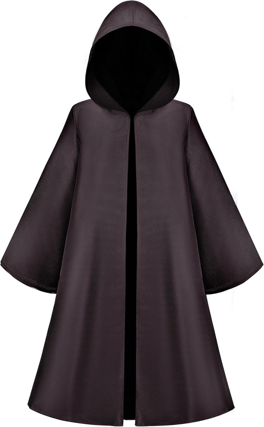 Boys Halloween Costumes, Kids Knight Cloak Tunic Hooded Robe Toddler for Halloween Cosplay Parties