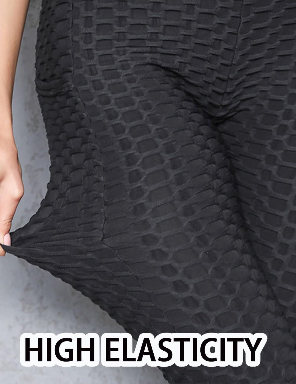 Booty Leggings for Women Textured Scrunch Butt Lift Yoga Pants Slimming Workout High Waisted anti Cellulite Tights