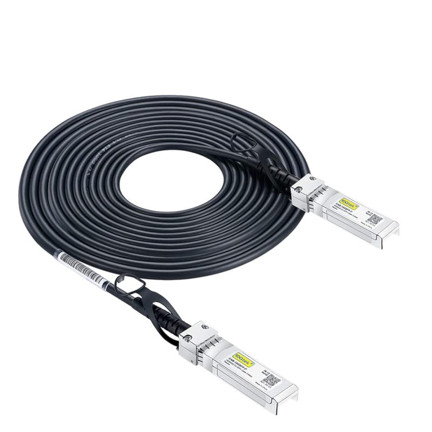 SFP+ DAC Twinax Cable - 10GBASE-CU Passive Direct Attach Copper SFP Cable for Cisco SFP-H10GB-CU2M, Ubiquiti Unifi UC-DAC-SFP+, Meraki, Fortinet, D-Link, 2-Meter(6.6Ft) | 0.25-12M Optional
