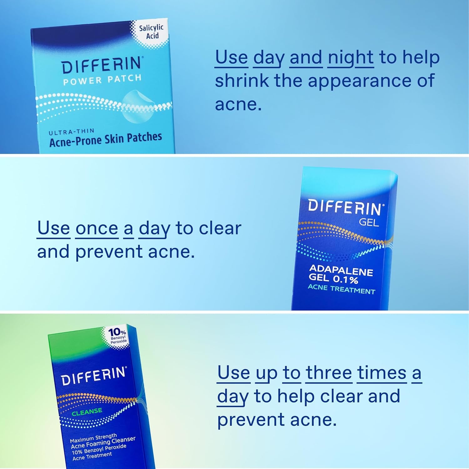 Acne Patches, Pimple Patches for Acne Prone Skin, Formulated with Salicylic Acid and Centella, Fast Triple Action Power Patch for Day & Night, Dermatologist Tested, 36 Count