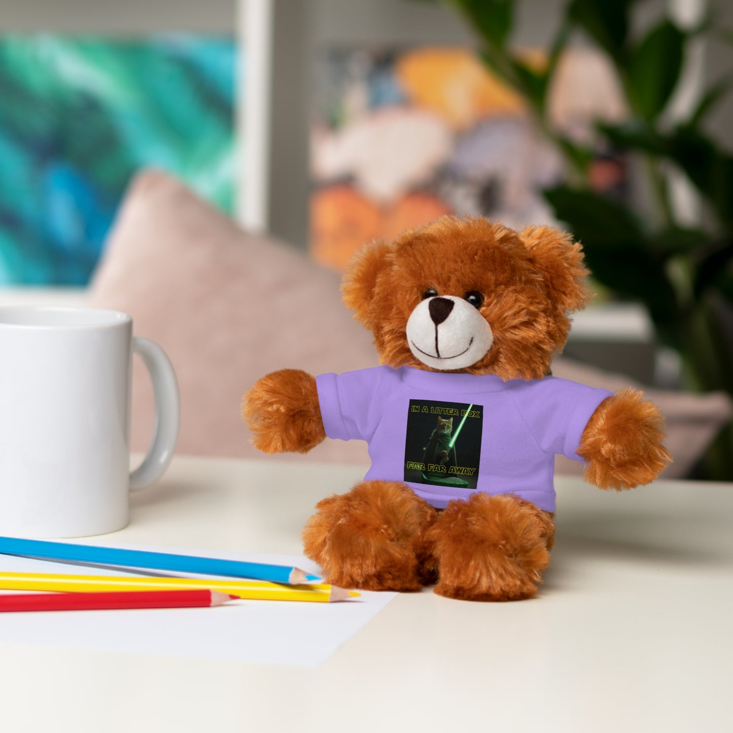 STAR WARS CAT IN A LITTER BOX FAR FAR AWAY Stuffed Animals with Tee